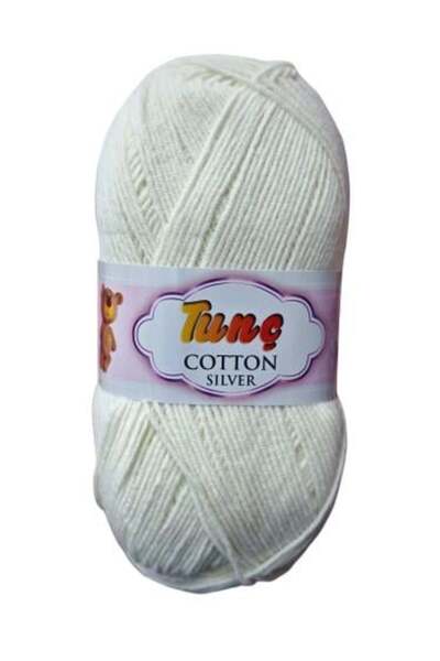 Tunç Tong Cotton Silver Thread, similar to Cotton Gold and Jeans - Cotton (55%) Acrylic (45%) Color No. 3770
