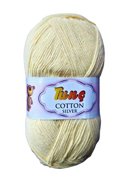 Tunç Tong Cotton Silver Thread, similar to Cotton Gold and Jeans - Cotton (55%) and Acrylic (45%), Color No. 216