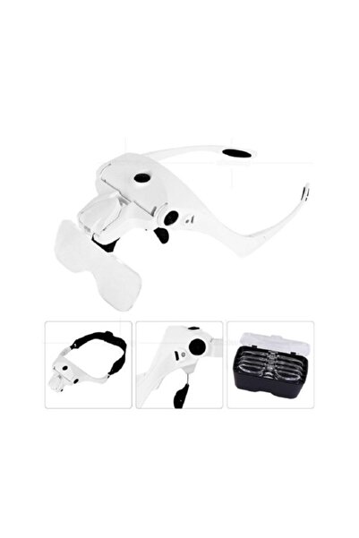 Nikula Işıklı Gözlük Büyüteç 5 Farklı Lens 9892B