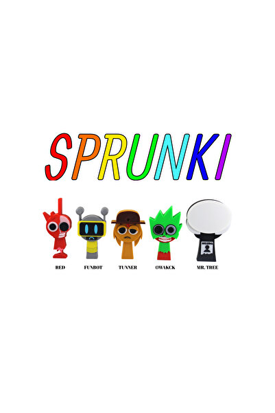 Sprunki Toy Sprunkii Horror Series Figure Set of 5-4