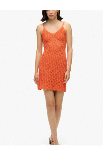 SUPERDRY Superdry mini dress, orange