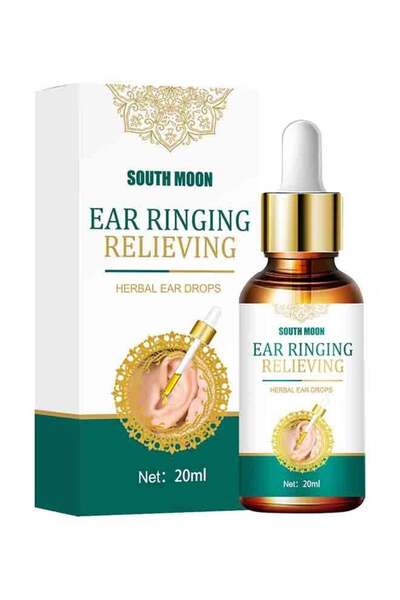 South Moon قطرات أذن عشبية لتخفيف طنين الأذن | تركيبة طبيعية، ٢٠ مل