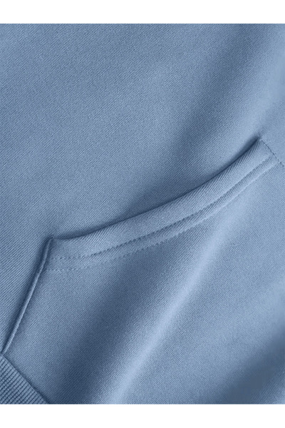 LAVİTTA Erkek Sırt ve Kol Detaylı Oversize Hoodie