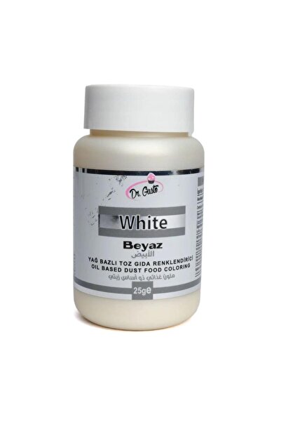 Yerli YAĞ BAZLI TOZ BOYA DR.GUSTO 25 GR BEYAZ