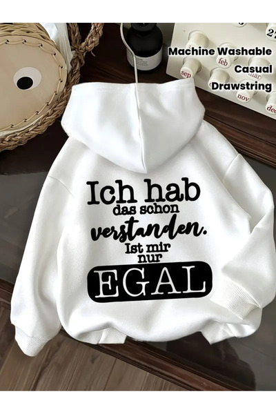 LAYORA Hanorac de iarnă cu trei fire – imprimat de calitate premium”