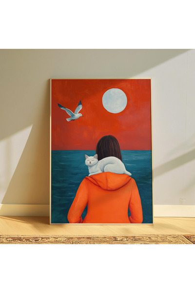 Tuba Decor Tablo dintr-o singură bucată cu rame din lemn pentru sufragerie, sufragerie, bucătărie