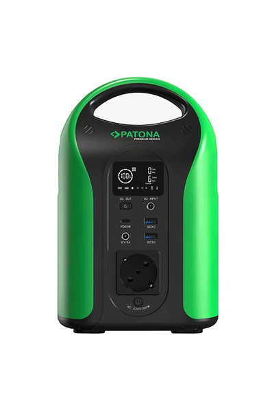 Patona 9990 Premium Taşınabilir Güç İstasyonu 300 / 300W 283Wh USB5V/3A DC12V...