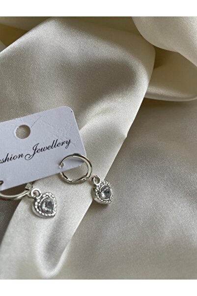 Eliana takı Tektaş Kalpli Küpe