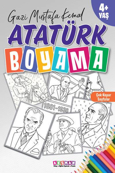 Kesman Kitap Atatürk Boyama Kitabı
