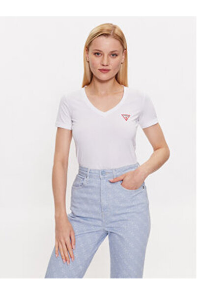 Guess Γυναικείο T-Shirt Λευκό W2YI45J1314