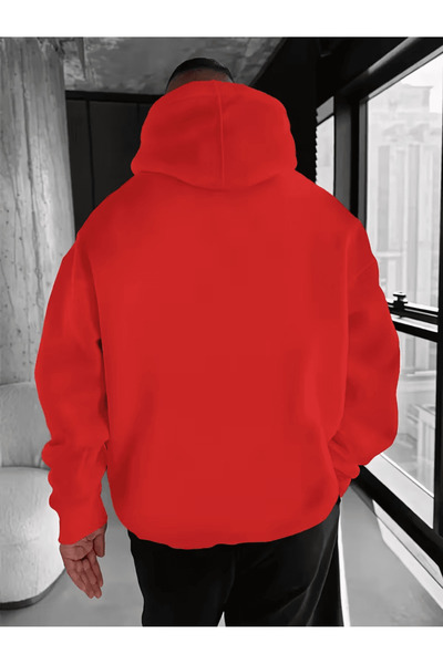 LAVİTTA Men's Minimalist Sword Pattern Hoodie