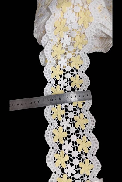 DUAYEN Güpür dantel çoban yıldızı desen 1 metre