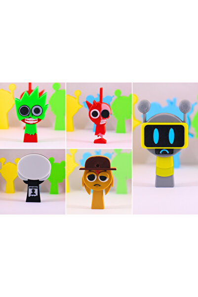 Sprunki Toy Sprunkii Horror Series Figure Set of 5-4