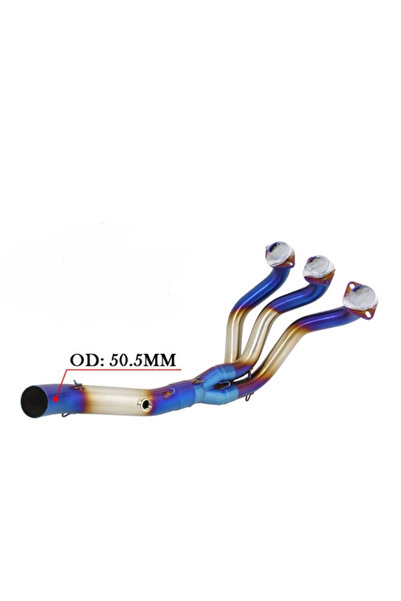 Yamaha MT09 FZ09 XSR900 Uyumlu HEADERS - 3 RENKLI BUKALEMUN 2014 2019