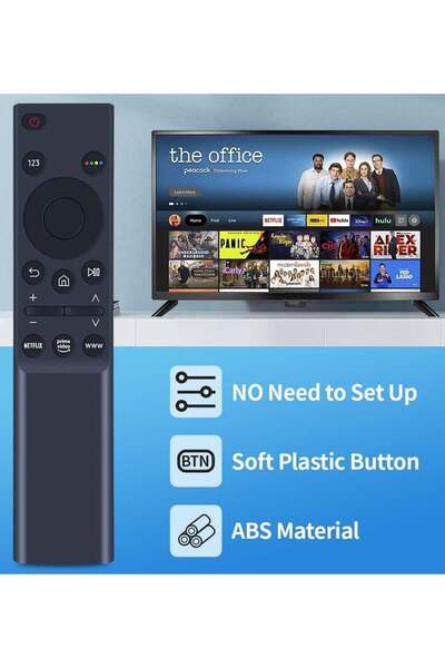 Generic جهاز تحكم عن بعد للتلفزيون من سامسونج BN59-01358D متوافق مع تلفزيون سامسونج الذكي AU7000 4K UHD (2021)