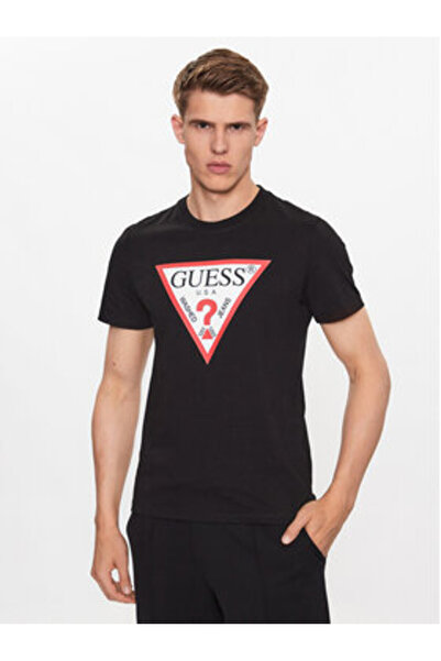 Guess Ανδρικό T-Shirt Μαύρο M2YI71I3Z14