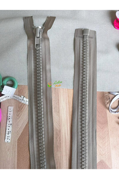 ecottonworks Geniş Diş Tente Çadır Yat ve Tekne Fermuar Tip 9 Kemik Gri Renk ...