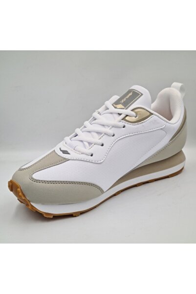 Lescon Motıva Walking White Beige Color Women's Sneaker Sports Shoes