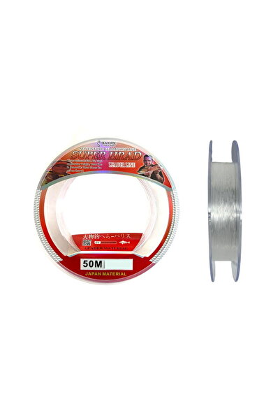 SEA HORSE خيط سوبر هارد ليدر 60 ملم 50 متر شفاف