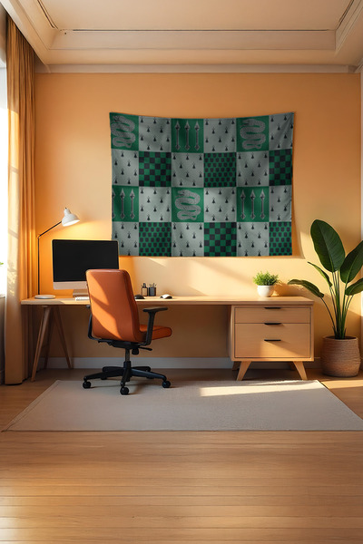 Charmbi Harry Potter Yatay Duvar Örtüsü Film Temalı Kaliteli Kumaş Oda Dekoru Tapestry Duvar Halısı