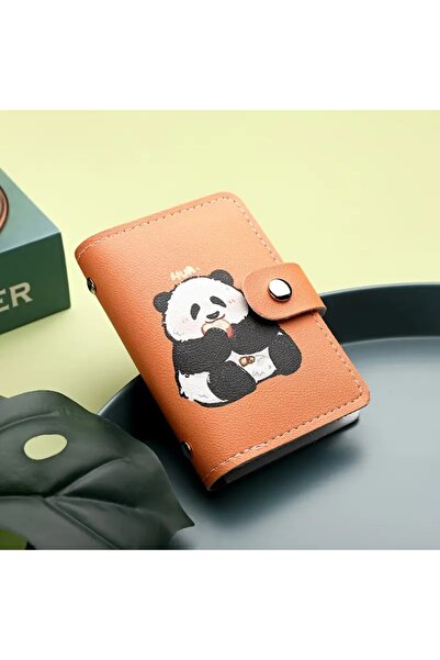 MY NUCA Cute Panda Design Card Holder Credit Card Driver's License Id