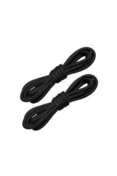 meerkate Black Colored Round Shoelaces, Sneaker Laces, Boot Laces
