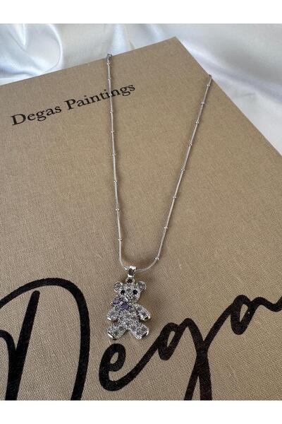 H&S AKSESUAR Krıstal Taşlı Ayıcık Kolye