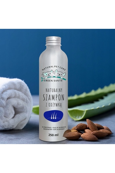 Other Șampon GREEN SANTE cu balsam 2 în 1 pentru câini și pisici 250 ml