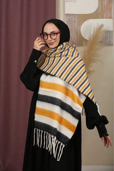 mim eşarp Şal de umăr de iarnă cu două feţe