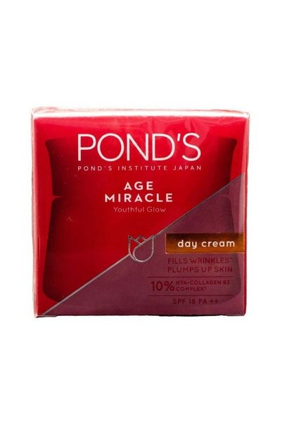 Ponds كريم بوندز إيج ميراكل النهاري لتفتيح البشرة وتنعيمها مع عامل حماية من ا...