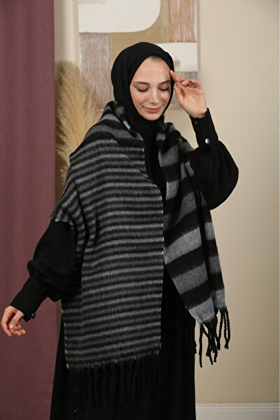 mim eşarp Double Sided Winter Shoulder Shawl