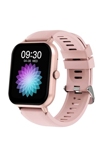 WTO WTO® Smartwatch, 1.83” HD Screen, 230 mAh Battery Capacity, Pink, Anti-static Silicone Strap