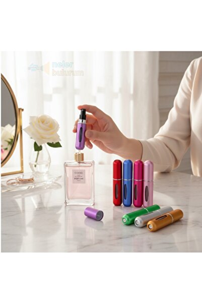 nelerbulurum 1 Adet Taşınabilir Cep Parfüm Şişesi Doldurma Atomizer Çantalık ...