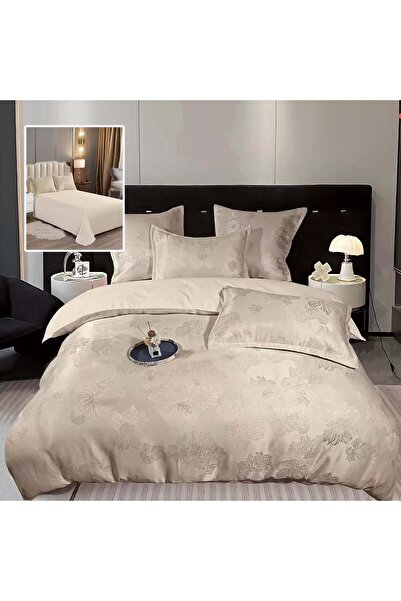 OEM Jaquard bed linen, 6 pieces, King Size, gift box, 70% cotton, 30% polycot...