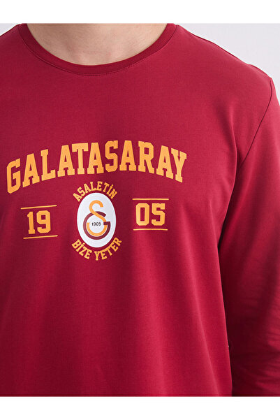 LC Waikiki Kırmızı Galatasaray Baskılı Erkek Pijama Takımı