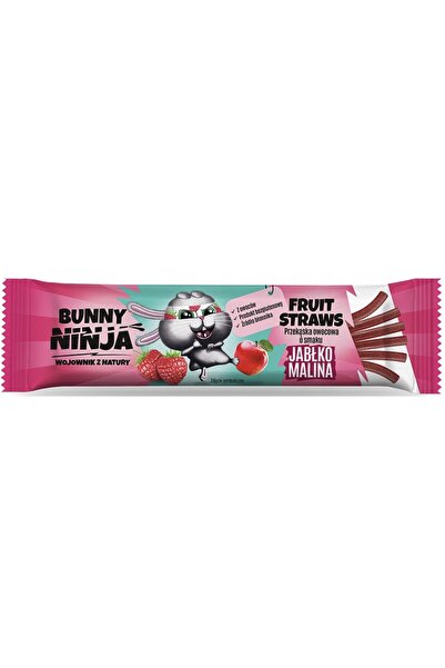 Other BUNNY NINJA Paie gustare cu fructe măr zmeură 16g