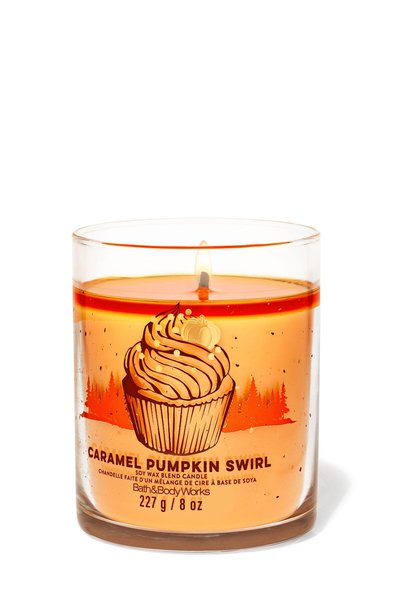 Bath & Body Works Caramel Pumpkin Swirl Orta Boy Mum