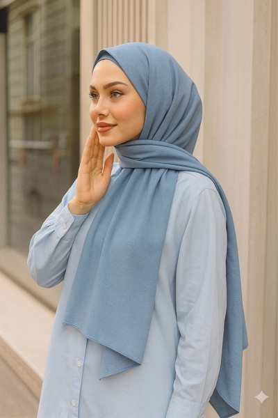 VIEN POLO شال قطني بدون نمط - غير قابل للانزلاق، لا يسبب التعرق، مناسب للاستخدام اليومي