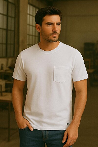 Ars Magic Box Відкритий круглий комір, прямий бейзік, лівий прикрашений карманом, трикотаж