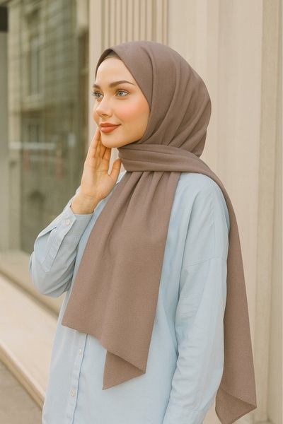 VIEN POLO شال قطني بدون نمط - غير قابل للانزلاق، لا يسبب التعرق، مناسب للاستخ...