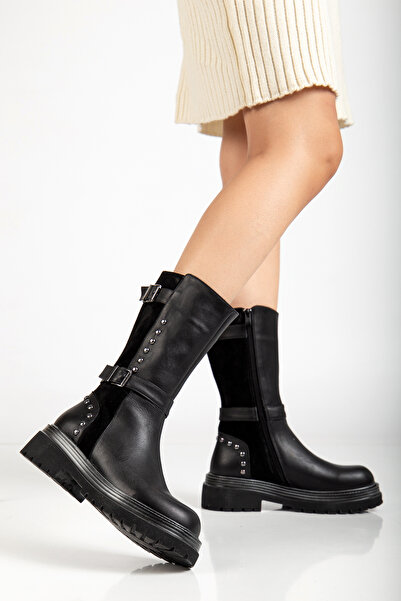 Elile Shoes Hakiki Deri 35 Numaradan 41-42-43 Numaraya Kadar Kadın Kışlık Bot