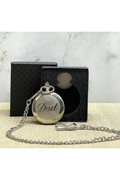 Twin Store Special Boxed Dad (Father) Silver Chain Watch Alk4673