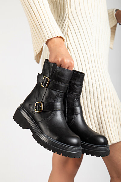 Elile Shoes Hakiki Deri 35 Numaradan 41-42-43 Numaraya Kadar Kadın Kışlık Bot