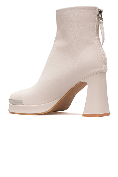 Guja Kadın Deri Topuklu Bot 25k 25k414-2 Z Bej