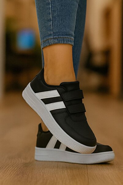 FLARF FlarfUnisex Çocuk Lastikli Ve Cırtlı Rahat Sneaker Spor Ayakkabı