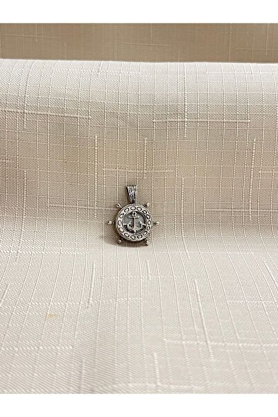 ED CAESAR ÇAPA MODEL YUVARLAK CEVŞEN 925 AYAR GÜMÜŞ KADIN KOLYE UCU