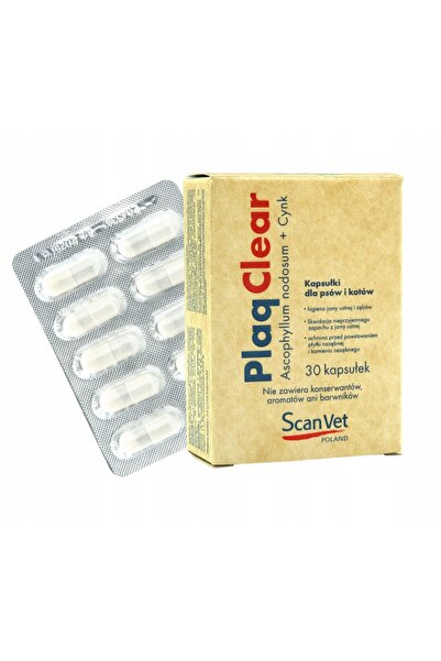 Other SCANVET PlaqClear pentru câini și pisici, igienă orală, dinți, 30 capsule