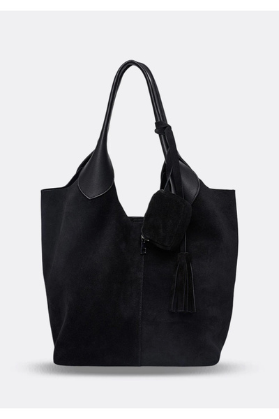 MORCA Genuine Suede Casual Tote Women's Shoulder Bag 2170