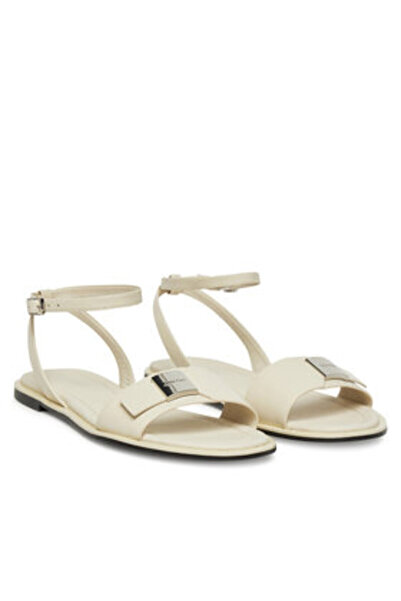 Calvin Klein Γυναικεία Σανδάλια HW0HW02367 Μπεζ