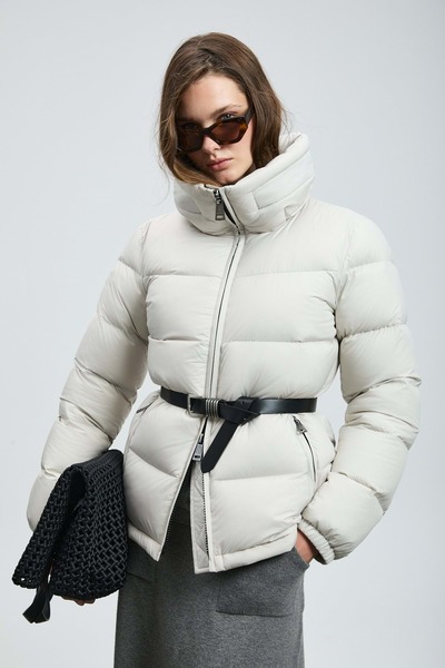 Lufian 122120044 Flash Goose down Women's Coat Ecru